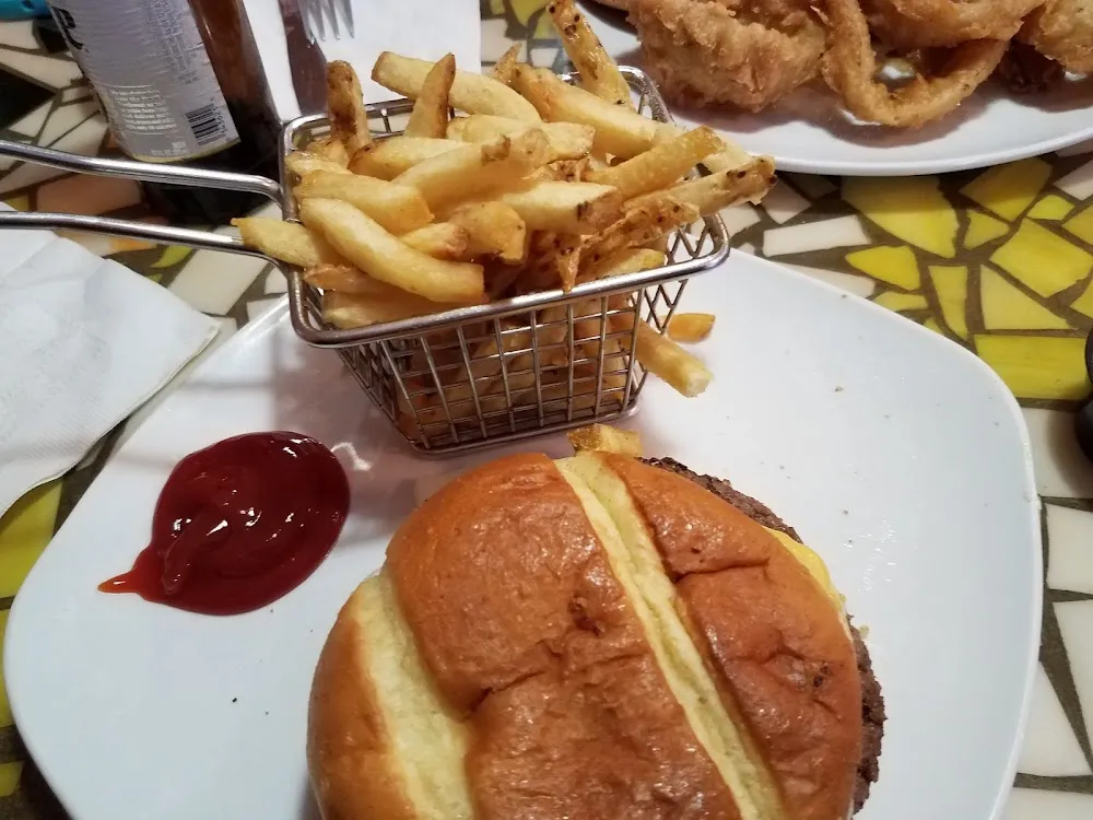 Cheeseburger and Fries