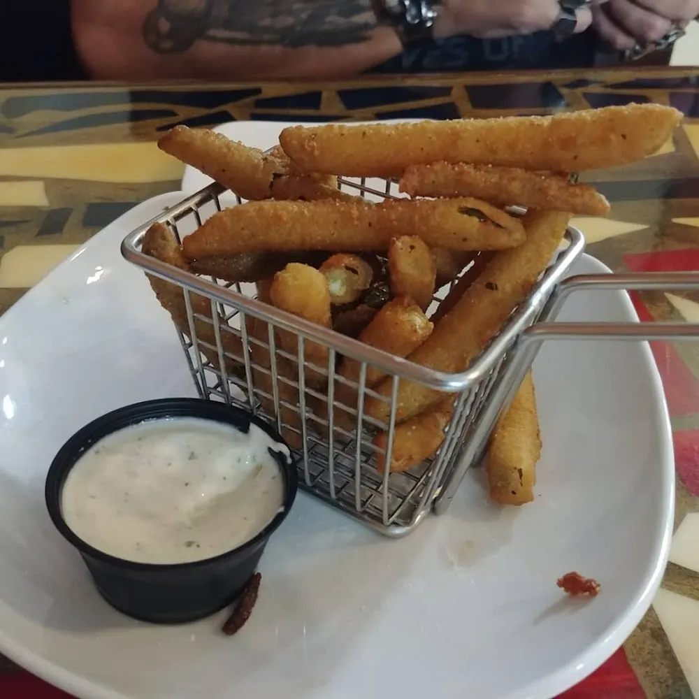 Fried Pickles with Ranch