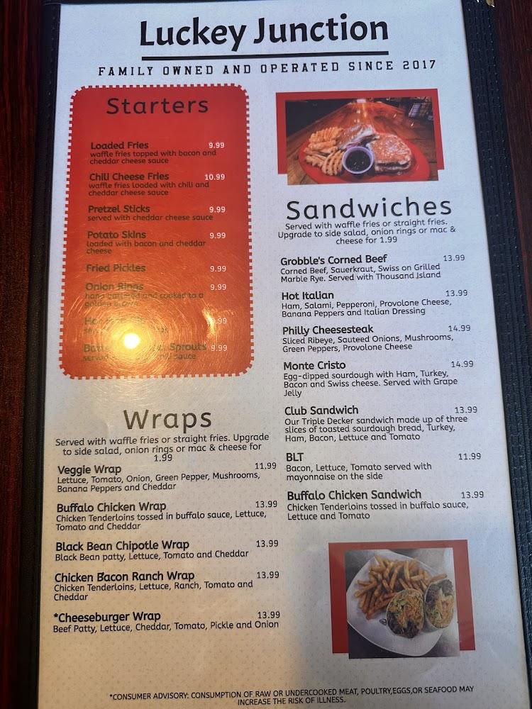 Luckey Junction Menu image 3